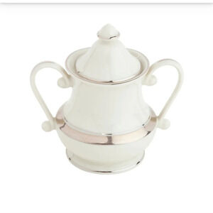 Pickard Ultra-White Geneva Sugar Dish and Cover Pickard China